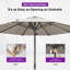 Parasol de table semi-automatique pour l'extérieur-729573488-729573490