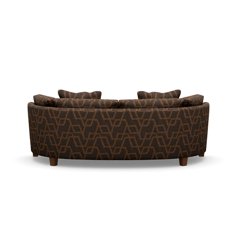 Maynard Long Sofa, Perky 855419, Walnut