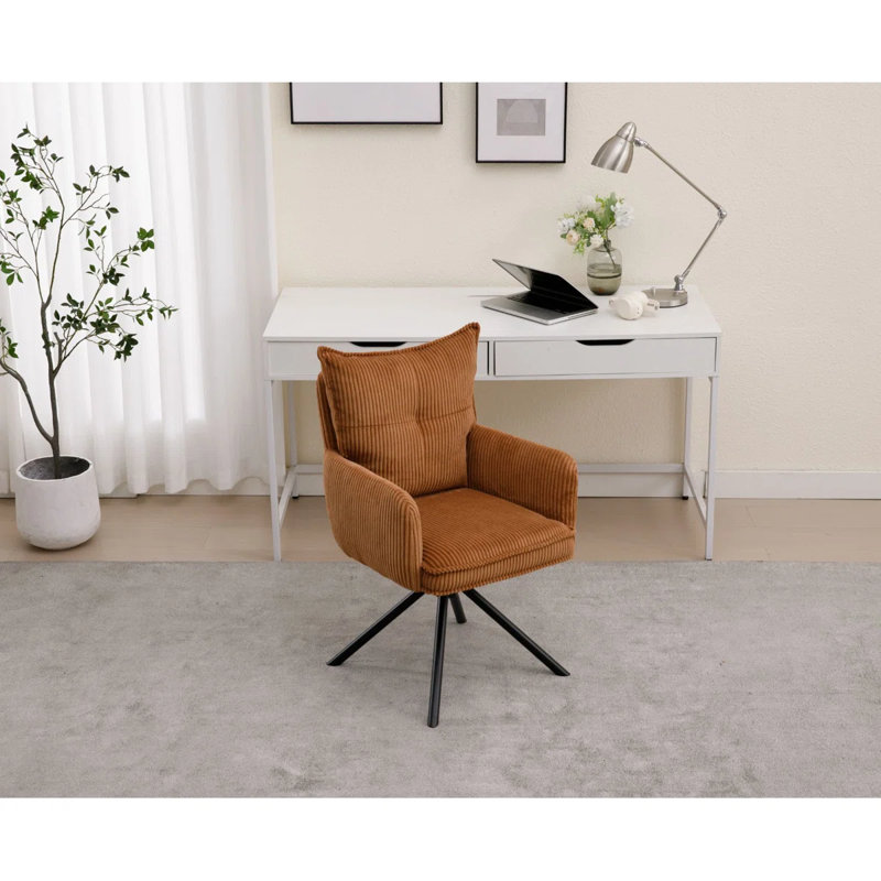 Buchhi Office Chair Chair Upholstered Armchair With High Backrest For Living Room, Dressing Room,Dining Room, Office(Set Of 3)