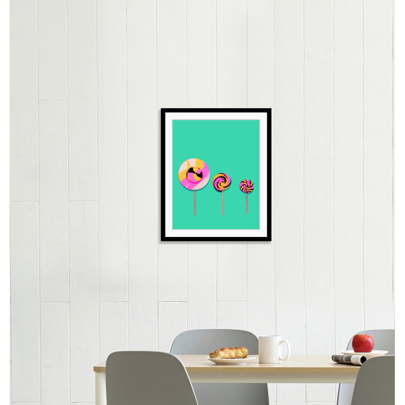 Lollipops - Single Picture Frame Print