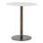 Place Round Marble Top Metal Base Dining Table