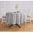 Amalfi Stripe - 100% Pure Linen Round Tablecloth-1661796249-1661796254