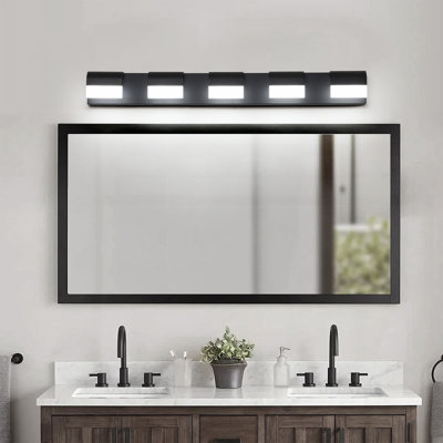 Éclairage pour salle de bain 5 lumières DEL Modern