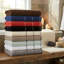 Ensemble de serviettes de salle de bain 6 pièces Lavish Home - Essentiels de salle de bain 100% coton 525GSM - 2 draps de bain, 2 essuie-mains et 2 débarbouillettes pour salle de bain, douche, gymnase, spa et dortoir (argent / noir)-1506252948-1585155457