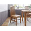 Toulouse 47cm H Solid Wood Slat Back Side Chair in White Lacquered/Beige Oiled-90984582