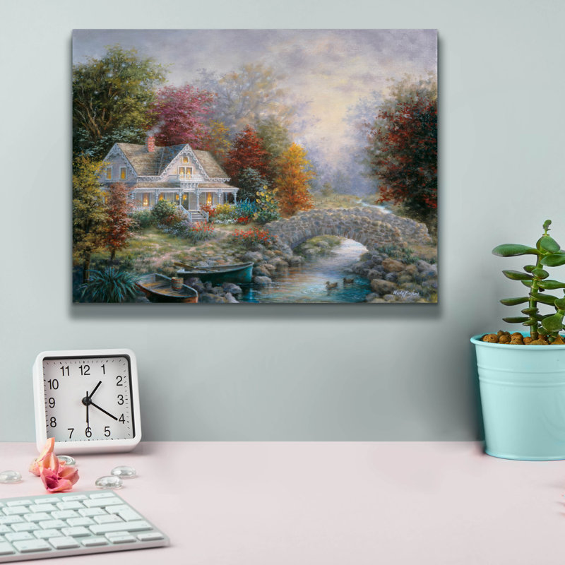  'Victorian Splendour' by Nicky Boehme Canvas Wall Art, 16" x 12", 12" H x 16" W