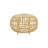 Franco Albini Small Rattan Ottoman-117257706