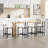 Modern Upholstered Counter Stool With Backrest, Beautiful Low Barstool For Kitchen Island, Bar And Counter-1691899665