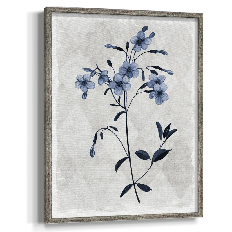 Harlequin Botanical III, reproduction encadrée - bois massif 43529, H 11 po x l 9 po