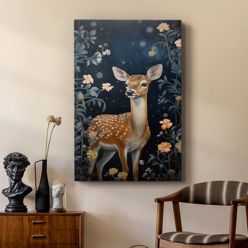 ANIMALS Series CDL XXII - Toile tendue avec châssis Premium - Prêt à être accroché, H 27 po x l 18 po