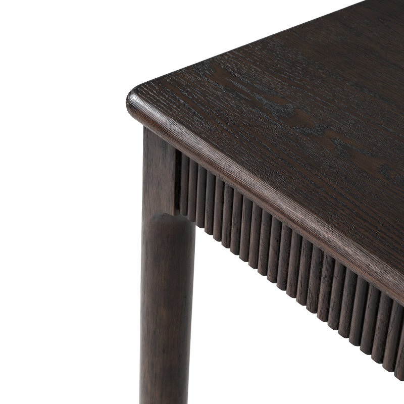 Table de salle à manger Guillermina, Gris anthracite