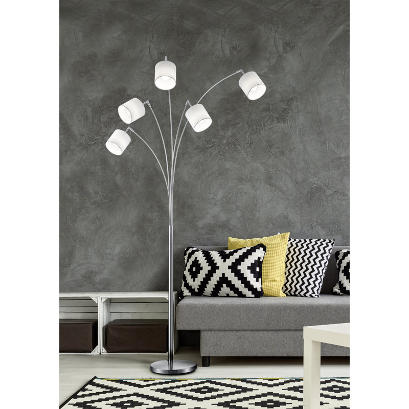 Norhad 200cm Reading Floor Lamp, White