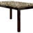 Jonmatthew Faux Marble Top Solid Wood Base Dining Table