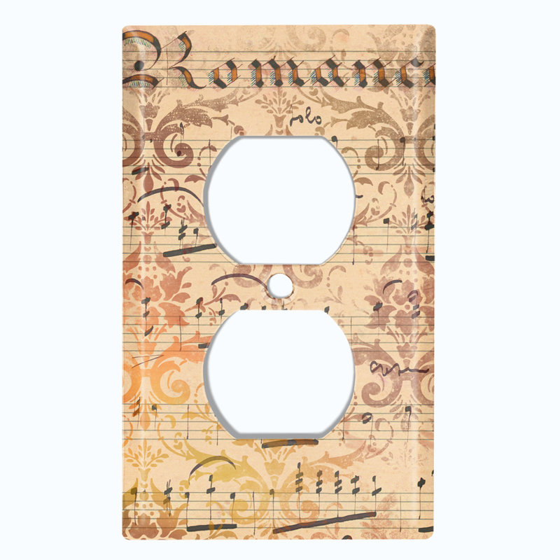 Plaque murale à motifs 1 prise, Beige