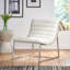 Chaise d'appoint - rouleau occasionnel idéal pour les chambres à coucher relaxantes