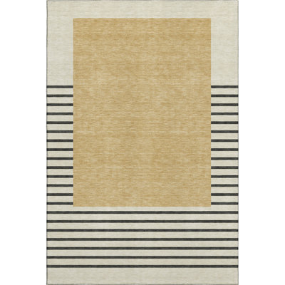Premium Machine Washable Lyndhurst AMF995 Stripes Rug