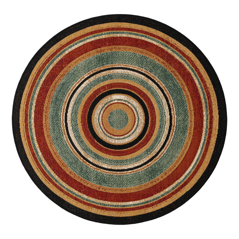 Tapis intérieur / extérieur Drift Hower, Rond 4 pi 1 po
