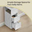 Arcolia 25cm W Manufactured Wood Bedside Table-1306346636
