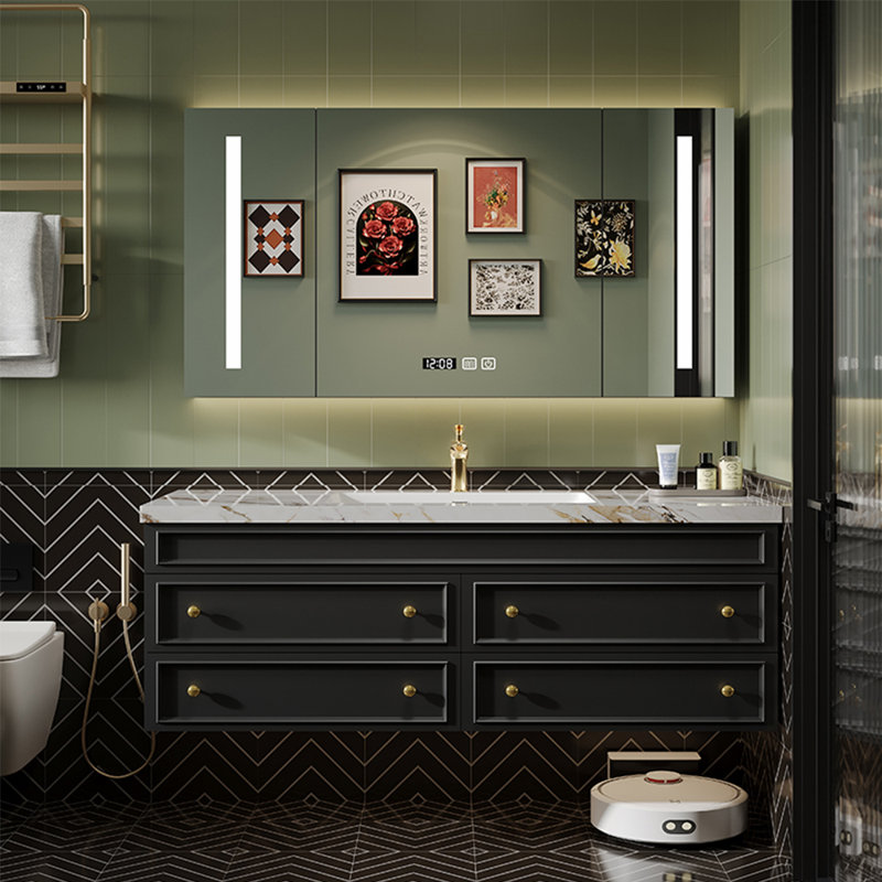 Armoire de salle de bain moderne exquise, 47"