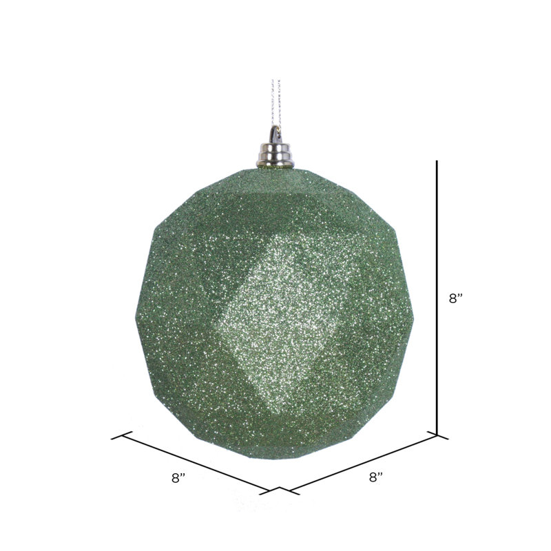 Ornement boule 8 po, Lime