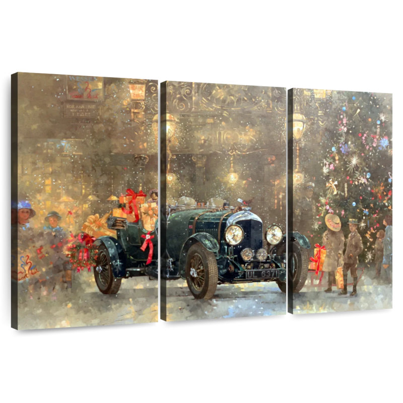Mehar Christmas Bentley, 24" H x 38" W
