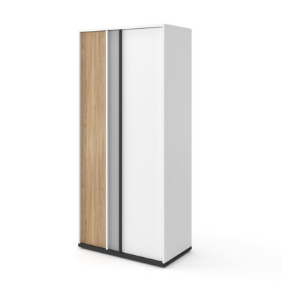 Stancil 2 Door Manufactured Wood Wardrobe