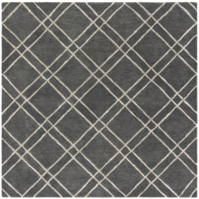 Milroy Hand Tufted Wool Geometric Rug