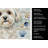 White Lhasa Apso Coastal Sea Glass Kitchen Towel-871464029