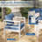 4 - Person Patio Conversation Set with Cushions-1070036029-1008445628
