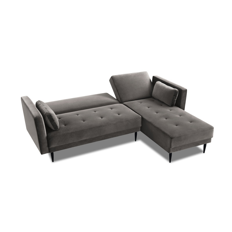 Brutus Sleeper Corner Sofa, Mink Grey