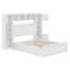 Wooden Bed With All-In-One Cabinet,Shelf And Sockets,Trundle-12642814
