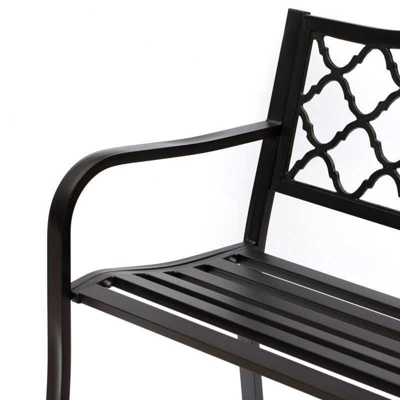 Banc de jardin en métal Barty