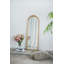 Miroir de plancher en bois, miroir complet