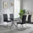 Modern Faux Leather High-Back Cantilever Dining Chairs with Top Handle-92179334-98548425-108344481