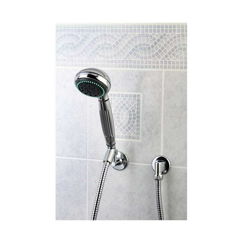 Combinaison de douche en laiton Kingston Kingston, Chrome poli
