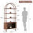 78.7" Arched Etagere Bookcase-829149401