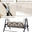 3 Person Porch Swing with Canopy-539887985