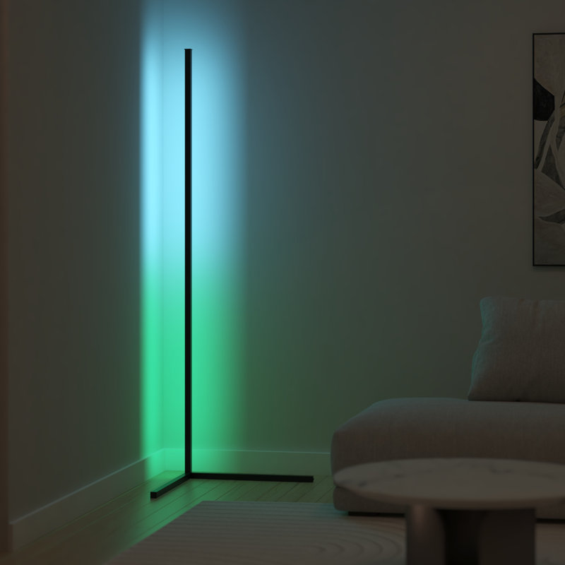  Lampe sur pied d'angle XL, Noir