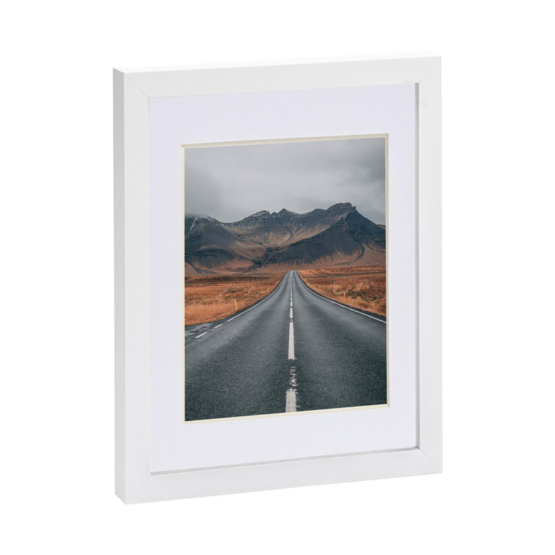 Photo Frame with 4" x 6" Mount - 5" x 7" - Black/Ivory, White