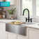 KRAUS Oletto Touchless Sensor Bridge Kitchen Faucet With Pull-Down Sprayhead