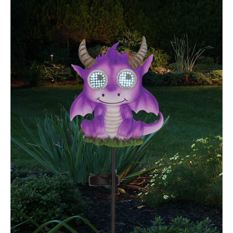 Eye Roller Solar Stake - Dragon