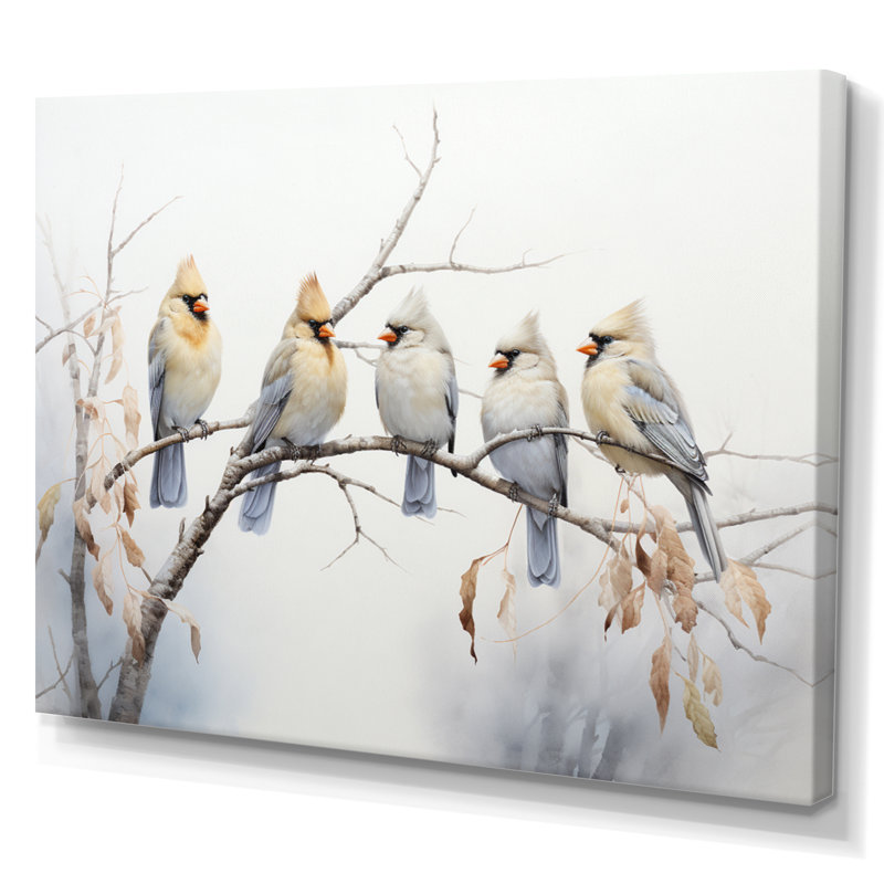 Bird Silent Watcher III - Animals Wall Decor, Toile tendue, H 24 po x l 32 po x P 1 po