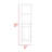 St. Clair Linen Cabinet, Two Interior  Shelves, Two Open Shelves, Single Door-610091792