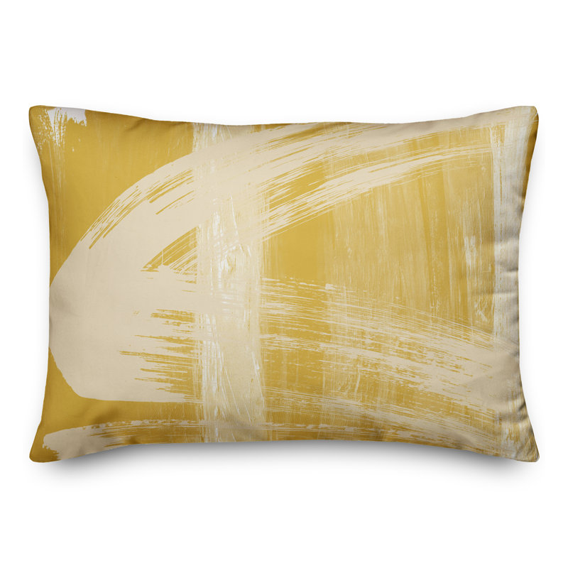 Abstract Reversible Throw Pillow