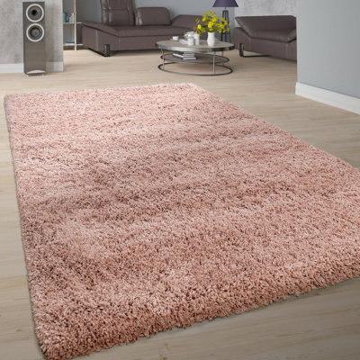 Sergent Solid Colour Shag Area Rug