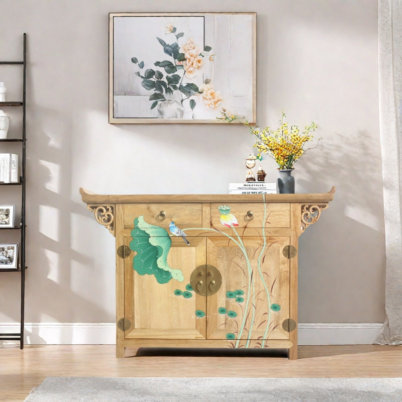 Solid  Camphor Wood Entryway Cabinet
