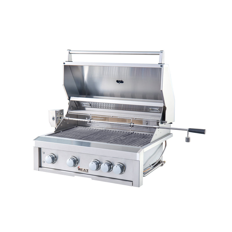 Heat By Cambridge 4 - Burner Built-In Gas Grill, Liquid Propane Gas