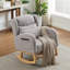 Chaise berçante moderne avec accoudoirs de salon et dossier haut-1044628510