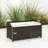 2 In 1 Outdoor Deck Box Bench With Cushion