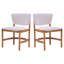 Tabouret de comptoir rembourré avec structure en bois-925554957